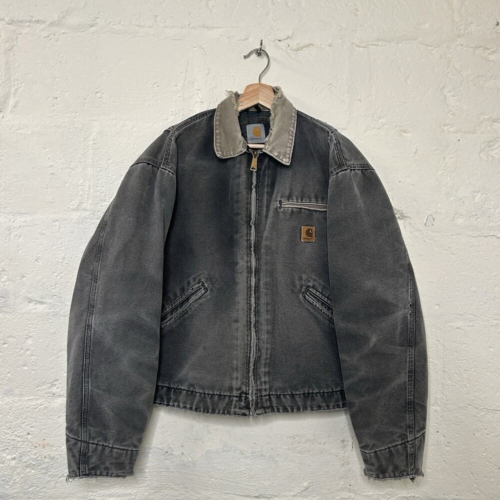 Vintage Carhartt Blanket-Lined Detroit Jacket “Petrol” J97 - Picture 1 of 16
